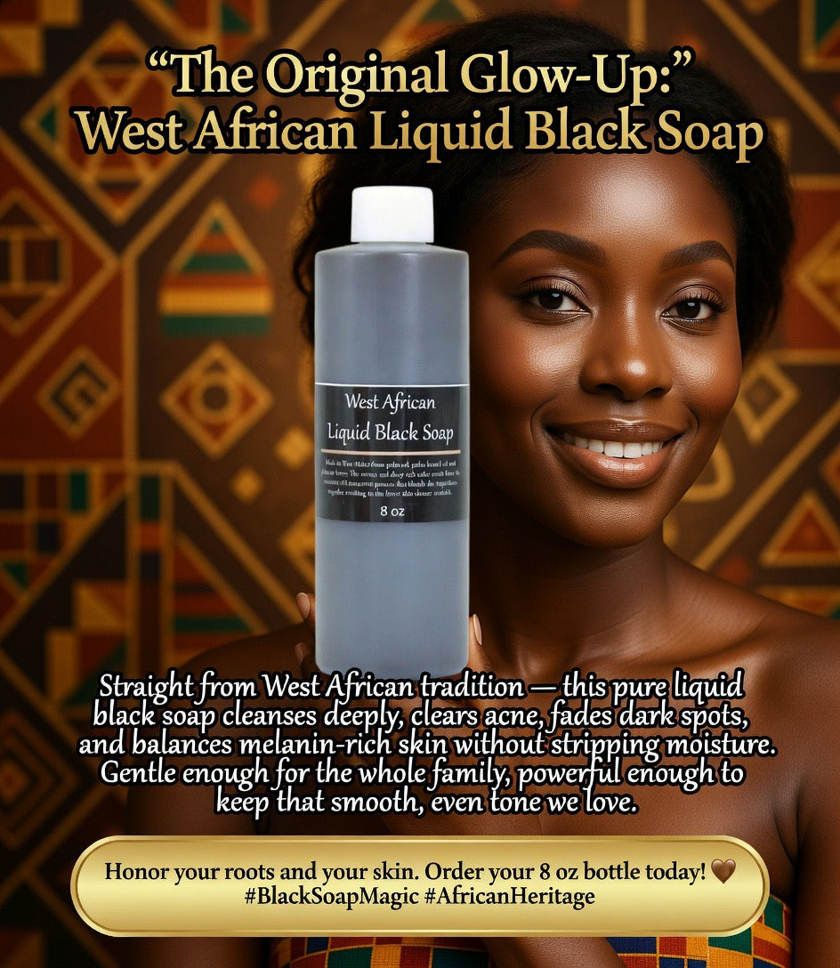 West African Liquid Black Soap