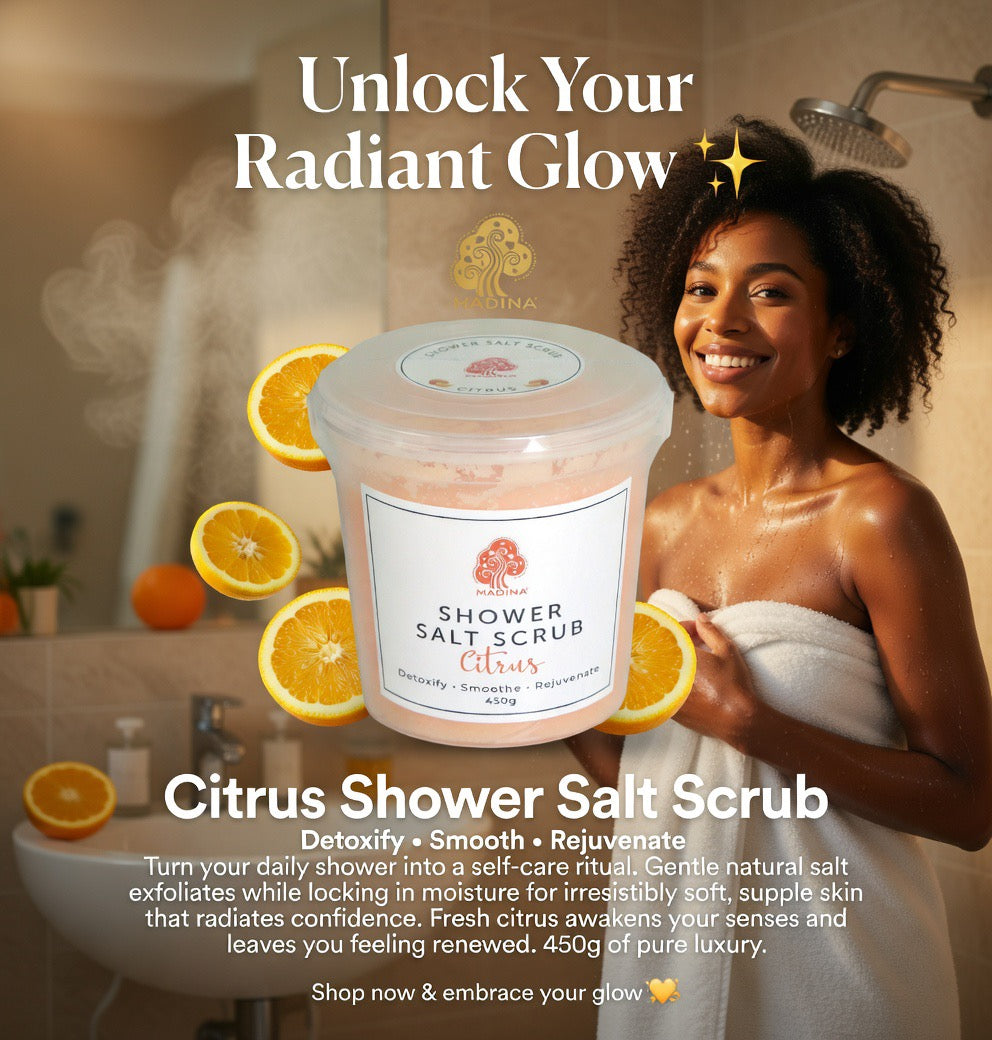 Citrus Shower Salt Scrub