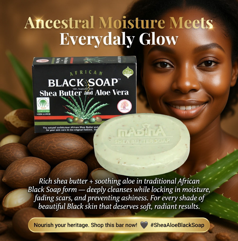 African Black Soap w/ Aloe & Shea Butter