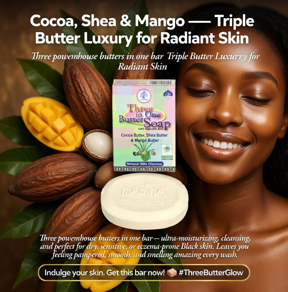 3 in 1 Butter Soap (Shea, Cocoa & Mango)